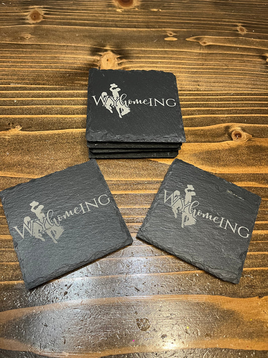 Square Wyhomeing Coaster Set